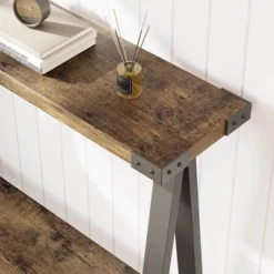 Whizmax Farmhouse Console Table, 43.3" Entryway Table With Storage For Living Room, Hallway, Entryway -Garvee Sales GUEST afa10d45 81eb 4ebc b169 ea1257d69ee2