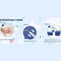 Kids Couch For Building Fort Toy,22pcs DIY Toddler Sofa,Velvet Toddler Futon Sofa Bed For Playroom, Bedroom,Grey -Garvee Sales GUEST b1af58f4 24a1 4b75 9d6c c5ddf4973859