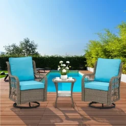 Whizmax Patio Wicker Chairs Swivel Rocker - Outdoor Swivel Rocking Chairs Set Of 2 With Rattan Side Table, Patio Swivel Glider Chair For Patio Porch 17 Whizmax Patio Wicker Chairs Swivel Rocker - Outdoor Swivel Rocking Chairs Set Of 2 With Rattan Side Table, Patio Swivel Glider Chair For Patio Porch -Garvee Sales GUEST b21ec251 7f85 46a0 9220 001316d08355