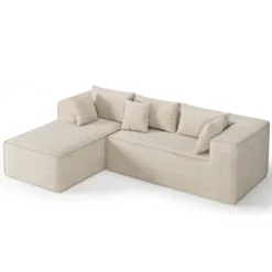 Modular Sectional Couches For Living Room, L-Shaped Sectional Couch With Deep Seat, Upholstered Sofa For Bedroom, No Assembly Required, Chenille 16 Modular Sectional Couches For Living Room, L-Shaped Sectional Couch With Deep Seat, Upholstered Sofa For Bedroom, No Assembly Required, Chenille -Garvee Sales GUEST b439f863 b4de 47b8 b9ab 5da451e85b63