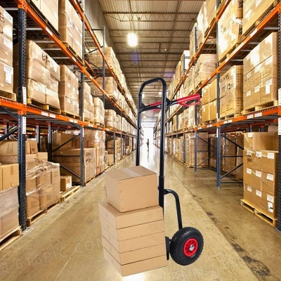 Hand Truck Dolly 2 Wheel Dolly Cart And 4 Wheel Push Cart With Swivel Wheels 330 LBS Capacity Heavy-Duty Luggage Trolley Cart For Moving Warehouse 8 Hand Truck Dolly 2 Wheel Dolly Cart And 4 Wheel Push Cart With Swivel Wheels 330 LBS Capacity Heavy-Duty Luggage Trolley Cart For Moving Warehouse - Image 8