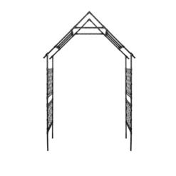 Steel Garden Arch Arbor Trellis 7.87x3.93Ft Metal Outdoor Patio Arch For Climbing Plants, Wedding, Yard, Garden Decor, Weather-Resistant 12 Steel Garden Arch Arbor Trellis 7.87x3.93Ft Metal Outdoor Patio Arch For Climbing Plants, Wedding, Yard, Garden Decor, Weather-Resistant -Garvee Sales GUEST b7c959da 184d 4eb7 baac 98912c9b2c1e