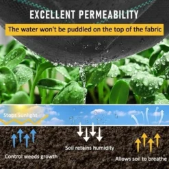Heavy Duty Weed Barrier Landscape Fabric, 5 Oz Commercial Road Fabric For Weed Control, Ground Cover, Gardening Mat 10 Heavy Duty Weed Barrier Landscape Fabric, 5 Oz Commercial Road Fabric For Weed Control, Ground Cover, Gardening Mat -Garvee Sales GUEST b7fc33d7 3ed9 42c5 b46f 2a95fc6a1584