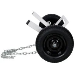 1100LBS Capacity Heavy-Duty Log Dolly Log Holder With 16.5 Inch Penumatic Tire Log Skidder For Wood Transport