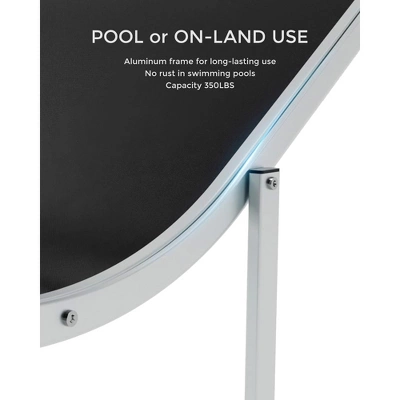 Patio Lounge Chairs Set Of 2 - S-Shaped Ergonomic Design, Textilene Fabric, Aluminum Chaise Lounge For Pool, Beach, Garden 3 Patio Lounge Chairs Set Of 2 - S-Shaped Ergonomic Design, Textilene Fabric, Aluminum Chaise Lounge For Pool, Beach, Garden - Image 3