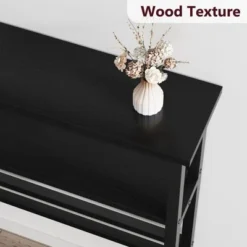 Whizmax 39.4" Narrow Sofa Table, 2 Tier Skinny Console Table With Adjustable Shelf, Slim Behind Couch Table For Living Room, Entryway, Hallway 15 Whizmax 39.4" Narrow Sofa Table, 2 Tier Skinny Console Table With Adjustable Shelf, Slim Behind Couch Table For Living Room, Entryway, Hallway -Garvee Sales GUEST bc0b5b4d 7525 4d8c bfd3 1cf107272c5d