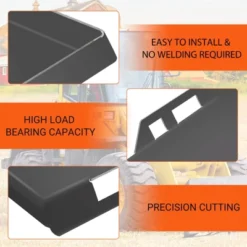 3/8" Skid Steer Attachment Plate, Universal Quick Mount Plate, Grade 50 Structural Steel, Anti-Rust Surface, Silver -Garvee Sales GUEST bf2aa1a8 3b49 4fce be48 3af3520399c3