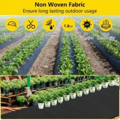 Weed Barrier Landscape Fabric, Non-Woven 1.8oz Ground Cover Weed Block Gardening Mat, Easy Setup & Superior Weed Control -Garvee Sales GUEST c0676401 8162 4452 9ec9 d24c6d781713