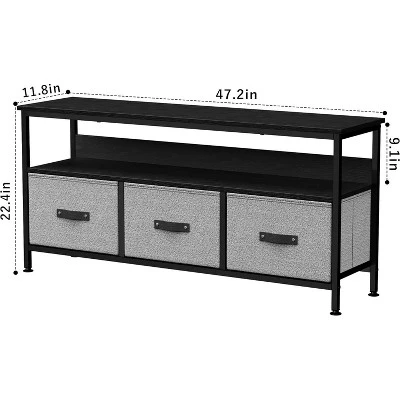 Dresser TV Stand, Entertainment Center With Storage, 55 Inch TV Stand For Bedroom Small TV Stand Dresser With Drawers And Shelves For Living Room 1 Dresser TV Stand, Entertainment Center With Storage, 55 Inch TV Stand For Bedroom Small TV Stand Dresser With Drawers And Shelves For Living Room