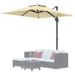 10ft Large Cantilever Patio Umbrella - 360° Rotating, Aluminum Outdoor Shade For Garden, Deck, Pool 17 10ft Large Cantilever Patio Umbrella - 360° Rotating, Aluminum Outdoor Shade For Garden, Deck, Pool -Garvee Sales GUEST c24f8b93 2ae0 4d15 891e 411b0cfb85fe