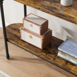 Whizmax Console Table, 43.3" Entryway Table With Storage, 2 Tier Sofa Table, Behind Couch Table For Living Room, Hallway, Entryway 13 Whizmax Console Table, 43.3" Entryway Table With Storage, 2 Tier Sofa Table, Behind Couch Table For Living Room, Hallway, Entryway -Garvee Sales GUEST c25dffed 2225 4837 97aa 249218929a5a