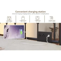 Twin Size Daybed With Pop-Up Trundle & LED Lights, Pull Out Bed With Charging Station And Pull Out Turundle, Metal Sofa Bed Frame For Living Room 14 Twin Size Daybed With Pop-Up Trundle & LED Lights, Pull Out Bed With Charging Station And Pull Out Turundle, Metal Sofa Bed Frame For Living Room -Garvee Sales GUEST c30ee504 9fbf 4807 89d7 f0f49c7251e7