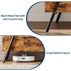 TV Stand For 65 Inch TV, Entertainment Center With Adjustable Shelf, 2 Drawers, TV Console Table, Media Console, U-Shaped Metal Legs -Garvee Sales GUEST c49a7001 5a20 4ea2 a579 fc76a2caa496
