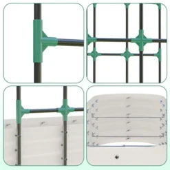 1 Set(2PCS Raised Garden Bed With Arch Trellis),Durable Steel Construction, For Climbing Plants And Outdoor Gardening 9 1 Set(2PCS Raised Garden Bed With Arch Trellis),Durable Steel Construction, For Climbing Plants And Outdoor Gardening -Garvee Sales GUEST c5d46cca a616 424b 9764 58857d881738