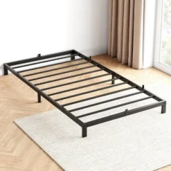 Metal Bed Frame Heavy Duty Platform Base With Noise-Free Grid Support No Box Spring Needed, Tool Free Assembly & Underbed Storage Space -Garvee Sales GUEST c5d8cb1e b133 49ca 8218 1cebfa661db1