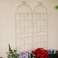 2 Pack Metal Garden Trellis 71" X 19.7" Rustproof Trellis For Climbing Plants Outdoor Flower Support Cream White 15 2 Pack Metal Garden Trellis 71" X 19.7" Rustproof Trellis For Climbing Plants Outdoor Flower Support Cream White -Garvee Sales GUEST c6631d6f 57b9 4f75 a182 adda696d2c37