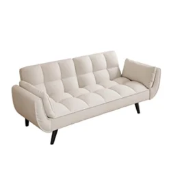 Living Room Sofa, 57" Sofa Couch With Two Armrests Throw Pillow, Tufted Seat Cushion,Comfortable Fit Sofa For Apartment Bedroom Small Space -Garvee Sales GUEST c98d51f7 ba1f 49e3 be3a 5a2023994838