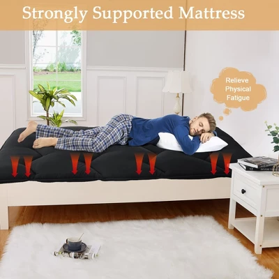 Foldable Futon Mattress Solid Color Floor Mattress Japanese Floor Bed Tatami Mattresses For Dorm Living Room 5 Foldable Futon Mattress Solid Color Floor Mattress Japanese Floor Bed Tatami Mattresses For Dorm Living Room - Image 5