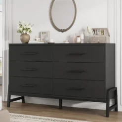 Garvee 6 Dresser For Bedroom, 52" Wide Drawer With Large Storage Space, Freestanding Wooden Closet Storage Dresser Chest For Bedroom 18 Garvee 6 Dresser For Bedroom, 52" Wide Drawer With Large Storage Space, Freestanding Wooden Closet Storage Dresser Chest For Bedroom -Garvee Sales GUEST ca82398a 6f8a 4604 ac98 7f3362ccd142