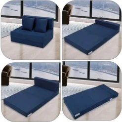 Folding Sofa Bed, Convertible Sleeper Chair, With 2 Pillow, Memory Foam Washable Cover For Living Room/Bedroom/Guest 11 Folding Sofa Bed, Convertible Sleeper Chair, With 2 Pillow, Memory Foam Washable Cover For Living Room/Bedroom/Guest -Garvee Sales GUEST ca9a0695 64b2 4d34 bbf3 028695771709
