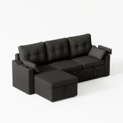 Multifunctional L-Shaped Sectional Sofa With Pull-Out Bed And Storage – Modern Design For Living Room Comfort 13 Multifunctional L-Shaped Sectional Sofa With Pull-Out Bed And Storage – Modern Design For Living Room Comfort -Garvee Sales GUEST cb6d55df c294 4f4d b347 7e8c2b0070e5