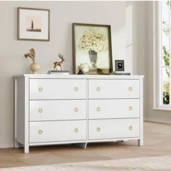 Garvee Modern Drawer Dresser, Freestanding Bedroom Chest Of Drawers, Wooden Storage Organizer For Nursery, Living Room, Closet, White -Garvee Sales GUEST cb858121 3265 4f07 8418 12c793701c8e 1