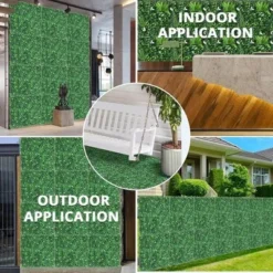 24PCS 20"x20" Grass Wall Artificial Boxwood Panels Wall Hedge Decor With 100 Zip Ties 10 24PCS 20"x20" Grass Wall Artificial Boxwood Panels Wall Hedge Decor With 100 Zip Ties -Garvee Sales GUEST ce809b91 0edc 4706 8305 f0481f665304