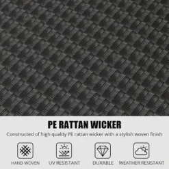 2 PCS Patio Chaise Lounge Chairs, Recliner Chairs With Side Foldable Tabletop, Reclining Chair With Adjustable Backrest Cushions For Poolside -Garvee Sales GUEST cf31eb64 2060 4b4f acea 764363f8c6f0