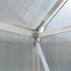 Polycarbonate Greenhouse, Aluminum Walk-in Greenhouses With Raised Base, Plant Greenhouse With Rain Gutter For Outdoor Garden Backyard 11 Polycarbonate Greenhouse, Aluminum Walk-in Greenhouses With Raised Base, Plant Greenhouse With Rain Gutter For Outdoor Garden Backyard -Garvee Sales GUEST cf6d68a7 8cbd 46f4 95cb 708604294ccb