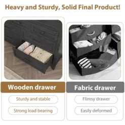 Garvee 7 Dresser For Bedroom, 54" Wide Drawer Dresser With Storage Freestanding, Wooden Closet Storage Chest For Living Room, Bedroom 12 Garvee 7 Dresser For Bedroom, 54" Wide Drawer Dresser With Storage Freestanding, Wooden Closet Storage Chest For Living Room, Bedroom -Garvee Sales GUEST d11513e4 a6b3 44c3 8878 bf4c8e5e48f0