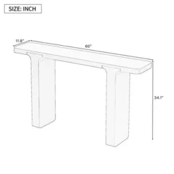 Modern Console Table, Minimalist Style Entryway Table, Accent Console Table Sofa Table With Minimalist Floor-Length Legs For Entryway Living Room 11 Modern Console Table, Minimalist Style Entryway Table, Accent Console Table Sofa Table With Minimalist Floor-Length Legs For Entryway Living Room -Garvee Sales GUEST d1fe3cb6 2d42 40f0 a354 7c40dea48477