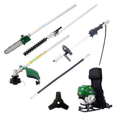 Multi-Functional Trimming Tool With Backpack, 38cc 4-Cycle Garden Tool System With Gas Pole Saw, Hedge Trimmer, Brush Cutter, Grass Trimmer 4 Multi-Functional Trimming Tool With Backpack, 38cc 4-Cycle Garden Tool System With Gas Pole Saw, Hedge Trimmer, Brush Cutter, Grass Trimmer - Image 4