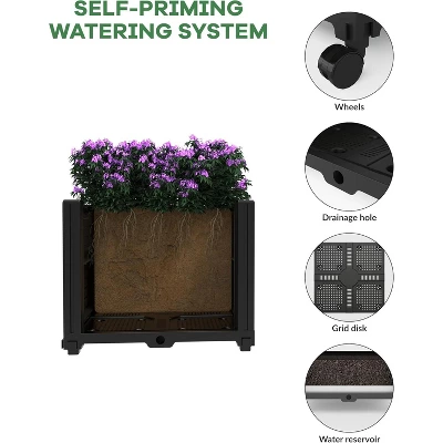 Garden Arch Trellis For Climbing Plants, Metal Wedding Arch Flowers Frame Backdrop Stand, For Wedding Garden Party Plant,Raised Planter Box 4 Garden Arch Trellis For Climbing Plants, Metal Wedding Arch Flowers Frame Backdrop Stand, For Wedding Garden Party Plant,Raised Planter Box - Image 4