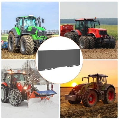 1/4" Skid Steer Attachment Plate, Universal Quick Mount Plate, Grade 50 Structural Steel, Anti-Rust Surface,Silver 5 1/4" Skid Steer Attachment Plate, Universal Quick Mount Plate, Grade 50 Structural Steel, Anti-Rust Surface,Silver - Image 5