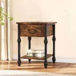 Entryway Table, Console Table With 3 Storage Drawers, 3 Tier Industrial Sofa Table, Behind Couch Table For Entry, Living Room 16 Entryway Table, Console Table With 3 Storage Drawers, 3 Tier Industrial Sofa Table, Behind Couch Table For Entry, Living Room -Garvee Sales GUEST d6ca7396 e653 4f0e a2b0 a8e4adfffe27