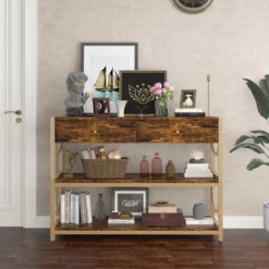 Console Sofa Table With Drawers And Shelves, 32 Inch Entryway Table 11 Console Sofa Table With Drawers And Shelves, 32 Inch Entryway Table -Garvee Sales GUEST d726d9c5 2567 4ee0 a98f 19e051f29679