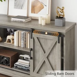 TV Stand For 65 Inch, Entertainment Center Farmhouse TV & Media Furniture