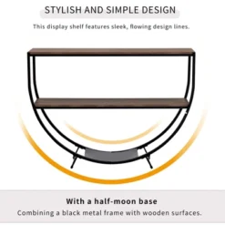 Console Table, Entryway Table With 2-Tier Open Storage Shelf, Industrial Design Display Shelf, Hallway Console Sofa Table For Living Room Hallway 11 Console Table, Entryway Table With 2-Tier Open Storage Shelf, Industrial Design Display Shelf, Hallway Console Sofa Table For Living Room Hallway -Garvee Sales GUEST d966f498 5908 475f a250 e3671f9fb0a9