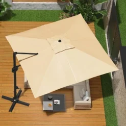 10ftx10ft Cantilever Patio Umbrella With Base,umbrella Outdoor Patio,360 Rotation Outdoor Umbrella With Stand For Deck,Pool,Backyard 14 10ftx10ft Cantilever Patio Umbrella With Base,umbrella Outdoor Patio,360 Rotation Outdoor Umbrella With Stand For Deck,Pool,Backyard -Garvee Sales GUEST dafac8d1 6f0c 4942 a902 e43b9446bf3c