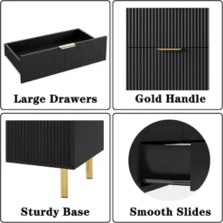 Dresser, Modern 5 Drawer Dresser For Bedroom With Gold Handle And Large Drawer, Wood Double Chest Of Drawers And Storage Organizer For Living Room 14 Dresser, Modern 5 Drawer Dresser For Bedroom With Gold Handle And Large Drawer, Wood Double Chest Of Drawers And Storage Organizer For Living Room -Garvee Sales GUEST dc8e881d 3203 4e96 a85e 748e30ef061d