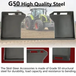1/2" Skid Steer Cut Out Mount Plate, Steel Quick Tach Attachment Plate, 7000 LBS Heavy Duty Thick Skid Steer Plate Attachment 11 1/2" Skid Steer Cut Out Mount Plate, Steel Quick Tach Attachment Plate, 7000 LBS Heavy Duty Thick Skid Steer Plate Attachment -Garvee Sales GUEST dc9d92b9 ab3f 45b7 9b21 1c73eb3f50e0