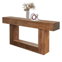 63" Long Console Table For Entryway, Wood Rectangular Sofa Table Behind The Couch, Farmhouse Entryway Tables For Entrance,Hallway,Living Room,Foyer -Garvee Sales GUEST dd7d36c5 4689 4199 ac1f ff71d71128bc
