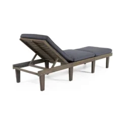 Outdoor Chaise Lounge With Cushion, Wooden Patio Reclining Chair With Adjustable Backrest, Sunbathing Chair For Patio Pool Garden Backyard 10 Outdoor Chaise Lounge With Cushion, Wooden Patio Reclining Chair With Adjustable Backrest, Sunbathing Chair For Patio Pool Garden Backyard -Garvee Sales GUEST df5d8fb9 96c5 4540 a582 9202b72fa6ec