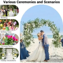 Metal Garden Arch Trellis, Flower Rack Climbing Arbor Flower Rack, Iron Plant Rack For Flower, Climbing Vine Vegetable, Fruit And Lawn 8 Metal Garden Arch Trellis, Flower Rack Climbing Arbor Flower Rack, Iron Plant Rack For Flower, Climbing Vine Vegetable, Fruit And Lawn -Garvee Sales GUEST df7412fe a23b 47c6 8dba 60c3861508cd