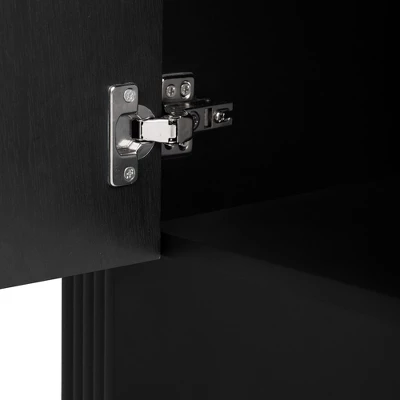 63" Wooden Console Table, Accent Sideboard Buffet Cabinet With Adjustable Shelves,Narrow Sofa Foyer Table For Living Room Hallway Entryway 5 63" Wooden Console Table, Accent Sideboard Buffet Cabinet With Adjustable Shelves,Narrow Sofa Foyer Table For Living Room Hallway Entryway - Image 5