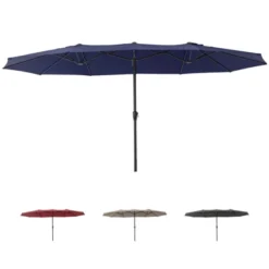 Patio Umbrella, 15FT Double-Side, Outdoor Market Umbrella, Umbrella With Crank Handle, Patio Umbrella For Backyard, Deck, Pool 17 Patio Umbrella, 15FT Double-Side, Outdoor Market Umbrella, Umbrella With Crank Handle, Patio Umbrella For Backyard, Deck, Pool -Garvee Sales GUEST e69a2077 0cca 4a21 8e8a 0fc1062d7600