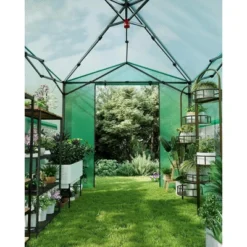 Portable Greenhouse, Instant Pop-Up Plant Gardening Green House Canopy, Outdoor Grow Tent With Zippered Doors, Roll-Up Side Windows 13 Portable Greenhouse, Instant Pop-Up Plant Gardening Green House Canopy, Outdoor Grow Tent With Zippered Doors, Roll-Up Side Windows -Garvee Sales GUEST eaa1d1e9 6443 4743 99ad 51286efd3987