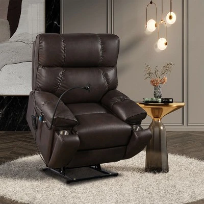 Power Lift Recliner Chair With Remote Control Hidden Cup Holder Adjustable Phone Holder Electric Massage Chair 3 Power Lift Recliner Chair With Remote Control Hidden Cup Holder Adjustable Phone Holder Electric Massage Chair - Image 3