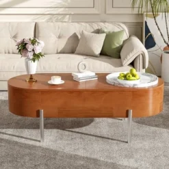 47.2'' Lift Top Coffee Table, Center Table With Hidden Storage Compartment,Cocktail Table With 360 Degree Rotating Tray For Living Room Office -Garvee Sales GUEST ebfaeb42 cb54 49e4 92cb a6bb148f1829