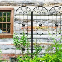 4 Pack Metal Garden Trellis 86.7" X 19.7" Rustproof Trellis For Climbing Plants Outdoor Flower Support Black 11 4 Pack Metal Garden Trellis 86.7" X 19.7" Rustproof Trellis For Climbing Plants Outdoor Flower Support Black -Garvee Sales GUEST ed9bcfa1 fe81 4d0a 8dc7 61549b31c39e